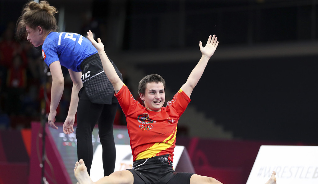 Carlota Prendes, tras proclamarse campeona de Europa NO-GI